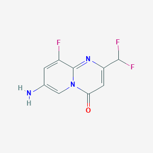 7-Amino-2-(difluoromethyl)-9-fluoro-4H-pyrido[1,2-a]pyrimidin-4-one