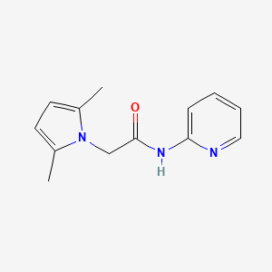 molecular formula C13H15N3O B1187763 2-(2,5-dimethyl-1H-pyrrol-1-yl)-N-(pyridin-2-yl)acetamide 