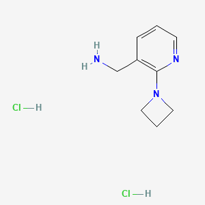 (2-(Azetidin-1-yl)pyridin-3-yl)methanamine dihydrochloride