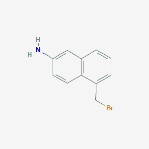 5-(Bromomethyl)naphthalen-2-amine