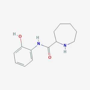 molecular formula C13H18N2O2 B11877782 N-(2-hydroxyphenyl)azepane-2-carboxamide 