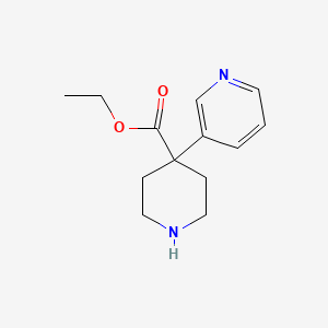 Ethyl 4-(pyridin-3-yl)piperidine-4-carboxylate