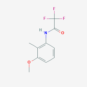 2,2,2-trifluoro-N-(3-methoxy-2-methylphenyl)acetamide