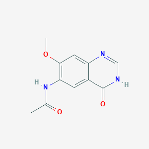 N-(7-Methoxy-4-oxo-3,4-dihydroquinazolin-6-yl)acetamide