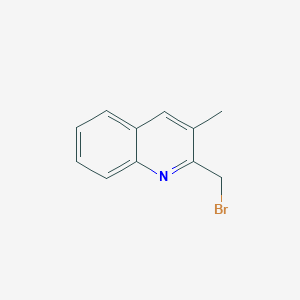 molecular formula C11H10BrN B11877931 2-(Bromomethyl)-3-methylquinoline 