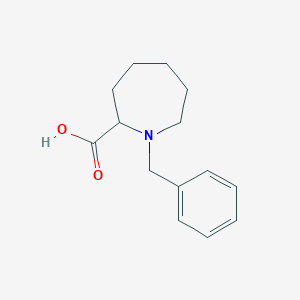 molecular formula C14H19NO2 B11877937 1-Benzylazepane-2-carboxylic acid 