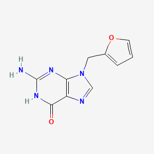 2-Amino-9-(furan-2-ylmethyl)-3,9-dihydro-6h-purin-6-one