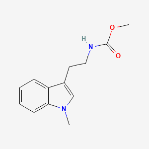 molecular formula C13H16N2O2 B11877980 Methyl (2-(1-methyl-1H-indol-3-yl)ethyl)carbamate CAS No. 62618-59-1