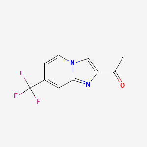 1-(7-(Trifluoromethyl)imidazo[1,2-a]pyridin-2-yl)ethanone