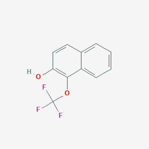 molecular formula C11H7F3O2 B11878046 1-(Trifluoromethoxy)-2-naphthol 