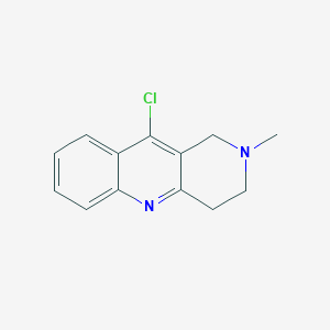 molecular formula C13H13ClN2 B11878144 Benzo[b][1,6]naphthyridine, 10-chloro-1,2,3,4-tetrahydro-2-methyl- CAS No. 59194-39-7