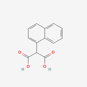 molecular formula C13H10O4 B11878190 2-(1-Naphthyl)malonic acid CAS No. 6341-57-7