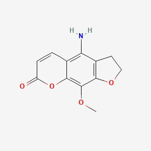 4-Amino-9-methoxy-2,3-dihydro-7H-furo(3,2-g)chromen-7-one