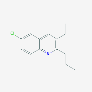 6-Chloro-3-ethyl-2-propyl-quinoline