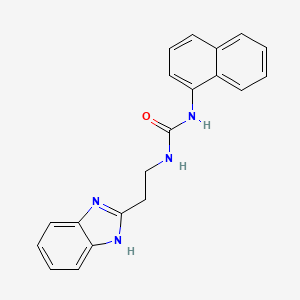 1-[2-(1H-benzimidazol-2-yl)ethyl]-3-naphthalen-1-ylurea
