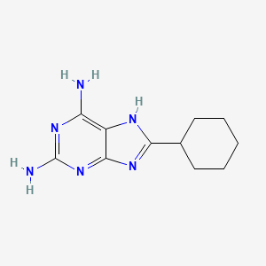 8-cyclohexyl-7H-purine-2,6-diamine