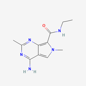 4-Amino-N-ethyl-2,6-dimethyl-6H-pyrrolo[3,4-d]pyrimidine-7-carboxamide