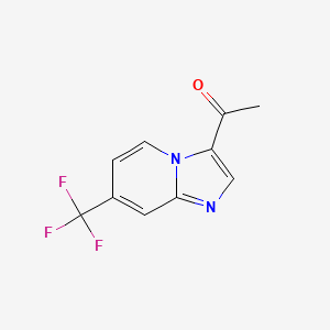 1-(7-(Trifluoromethyl)imidazo[1,2-a]pyridin-3-yl)ethanone