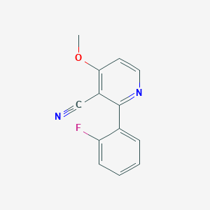 2-(2-Fluorophenyl)-4-methoxynicotinonitrile