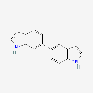 molecular formula C16H12N2 B11878572 5,6'-Bi-1H-indole CAS No. 341023-06-1