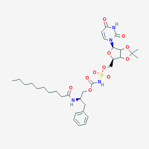 molecular formula C32H46N4O11S B118786 Dhpasiu CAS No. 149992-49-4