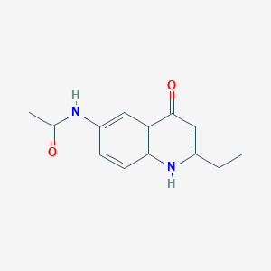 N-(2-Ethyl-4-hydroxyquinolin-6-yl)acetamide