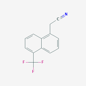 1-(Trifluoromethyl)naphthalene-5-acetonitrile