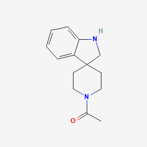 1-(Spiro[indoline-3,4'-piperidin]-1'-yl)ethanone