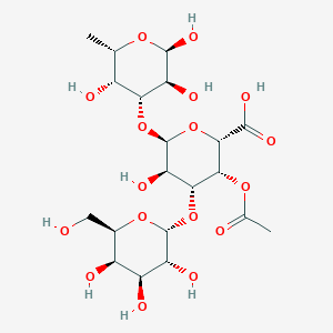 molecular formula C20H32O17 B118787 Polysaccharide S-156 CAS No. 154821-14-4