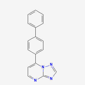 7-(Biphenyl-4-yl)[1,2,4]triazolo[1,5-a]pyrimidine