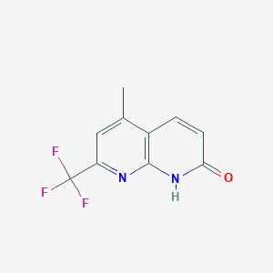 5-methyl-7-(trifluoromethyl)-1H-1,8-naphthyridin-2-one