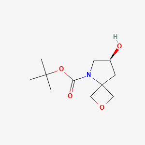 tert-butyl (S)-7-hydroxy-2-oxa-5-azaspiro[3.4]octane-5-carboxylate