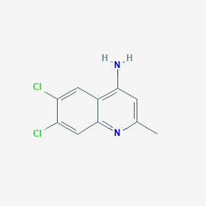 4-Amino-6,7-dichloro-2-methylquinoline