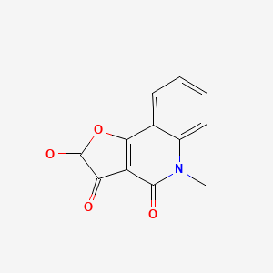 Furo[3,2-c]quinoline-2,3,4(5H)-trione, 5-methyl-