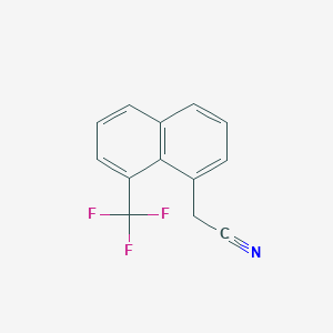 1-(Trifluoromethyl)naphthalene-8-acetonitrile