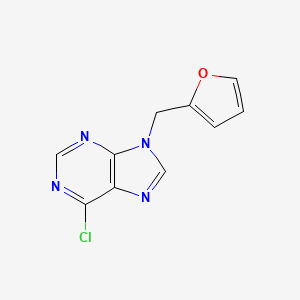 6-Chloro-9-(furan-2-ylmethyl)-9h-purine