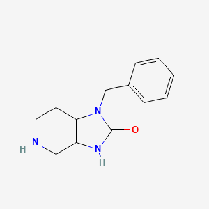 molecular formula C13H17N3O B11879048 1-Benzylhexahydro-1H-imidazo[4,5-c]pyridin-2(3H)-one 