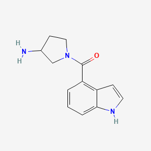 (3-Aminopyrrolidin-1-yl)(1H-indol-4-yl)methanone