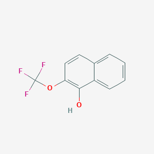 molecular formula C11H7F3O2 B11879079 2-(Trifluoromethoxy)-1-naphthol 