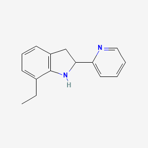 7-Ethyl-2-(pyridin-2-yl)indoline