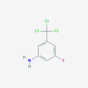 3-Fluoro-5-(trichloromethyl)aniline