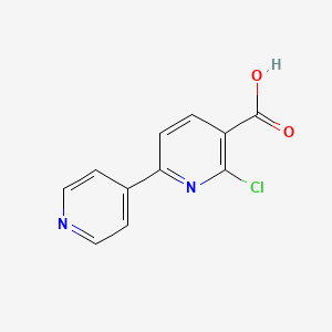 6-Chloro-[2,4'-bipyridine]-5-carboxylic acid