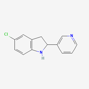 5-Chloro-2-(pyridin-3-yl)indoline