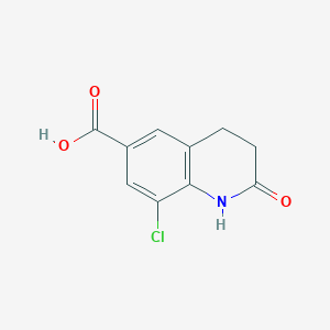 8-Chloro-2-oxo-1,2,3,4-tetrahydroquinoline-6-carboxylic acid