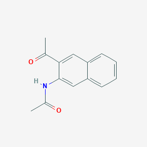 molecular formula C14H13NO2 B11879206 N-(3-Acetylnaphthalen-2-yl)acetamide CAS No. 33333-88-9