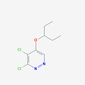 3,4-Dichloro-5-(pentan-3-yloxy)pyridazine