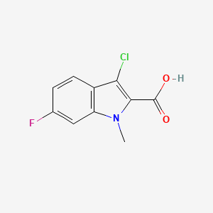 3-Chloro-6-fluoro-1-methyl-1H-indole-2-carboxylic acid