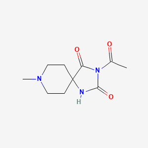 3-Acetyl-8-methyl-1,3,8-triazaspiro[4.5]decane-2,4-dione