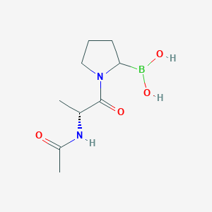 (1-((R)-2-Acetamidopropanoyl)pyrrolidin-2-yl)boronic acid