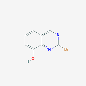 molecular formula C8H5BrN2O B11879420 2-Bromoquinazolin-8-ol 